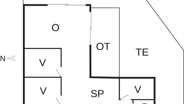 8 Person Holiday Home in Ulfborg - Foto 2, Plano