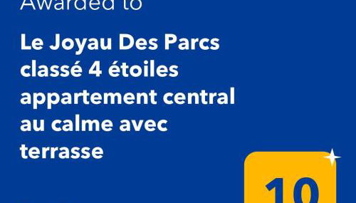 Le Joyau Des Parcs classé 4 étoiles appartement central au calme avec terrasse - Foto 2