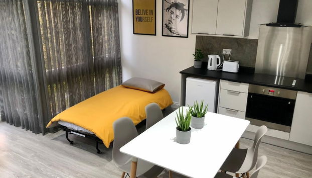 Cosy Flat for 1-3 not far From City Centre - Foto 3, Restauración