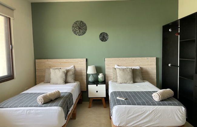 Family Apartment in Beautiful Residential Complex in Holbox - Foto 8