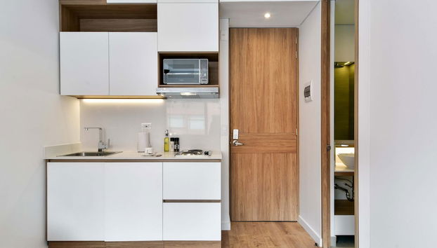 w Radiant Loft w Amazing Terrace in Bogota - Foto 4, Habitación