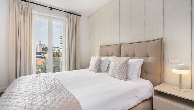 WHome Urban Retreat: Downtown Luxury, Parking, AC & Elevator - Foto 5, Habitación