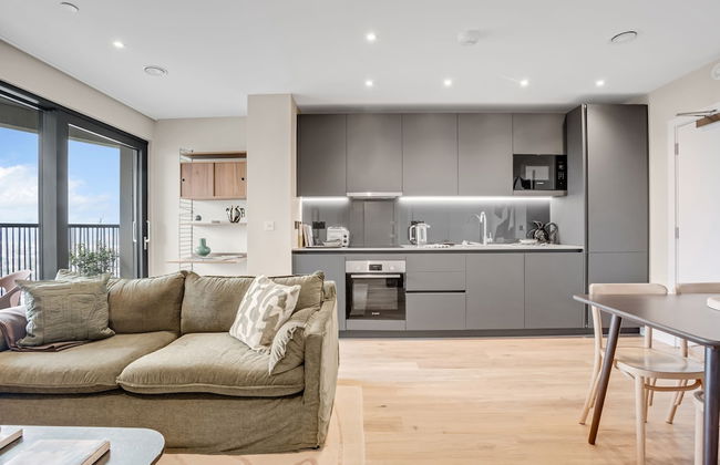 Chic One-bedroom Apartment Near Stratford - Foto 15