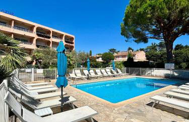 Grand studio climatisé, piscine, plage 5mn, parking gratuit - Foto 6