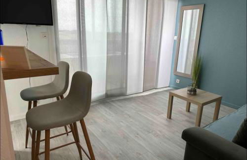 Studio 61, vue mer, wifi, parking privé - Foto 8