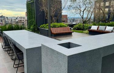 New Go Carlos Gomes Apartamento com Suíte e Linda Piscina no Rooftop 24h - Foto 30