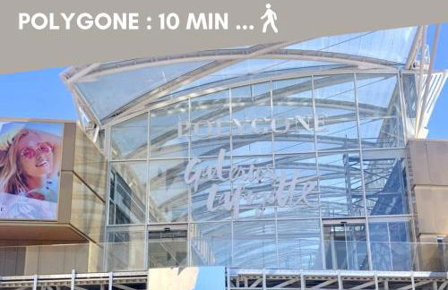 NOUVEAU - Jungle Montpeul - Clim - Wifi fibre - Netflix - 5' du centre et gare - Parking - Loggia - 15' des plages - Foto 26