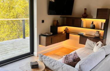 3 x bespoke built cabins with hot tubs, mid Wales - Foto 23