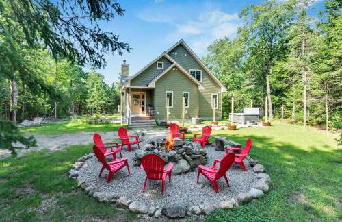 Mitten Pines Cabin Hot Tub Fire Pit - Foto 44