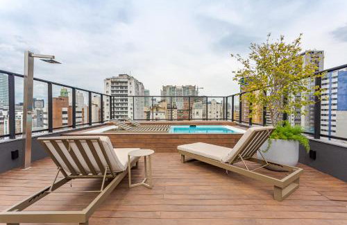 Oxy 77 Batel - Home Club com piscina, academia, lavanderia, gocoffee - Foto 6