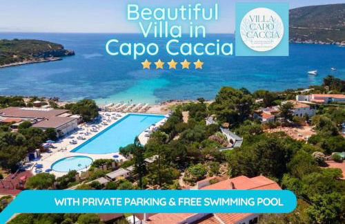 Free Pool, Beautiful villa in Capo Caccia - Foto 1