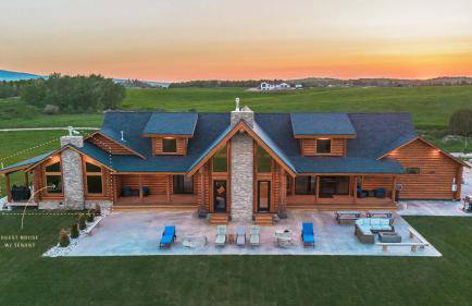 Luxe Teton View Log Cabin Hot Tub Large Groups - Foto 47