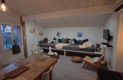 Les pagotins de Garance, Chalet Jura 39, avec sauna panoramique, Meublé classé 4 étoiles - Foto 6