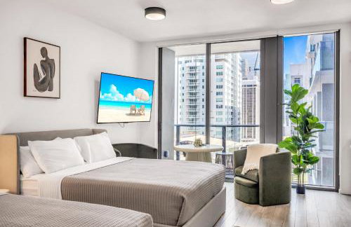 Casas Collection - Luxury High-Rise Condos - Downtown Miami - Pool & Gym - City & Ocean Views - Foto 28