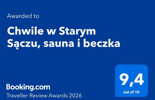 Chwile w Starym Sączu, sauna i beczka - Foto 51