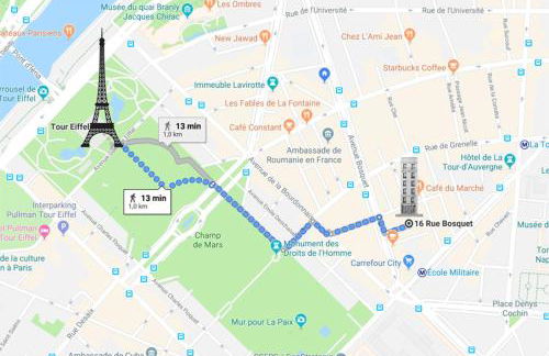 Duplex and private patio at Eiffel Tower - Foto 4