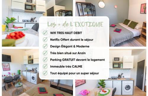 L'Exotique - Parking I Netflix I Gare I WIFI TRÈS HAUT DÉBIT - Calme & Cosy - Foto 2