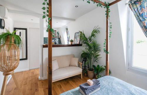 Studio Exotique Hyper-Centre Enghien 12min Paris - Foto 9