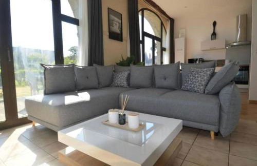 Appartement lumineux et cosy avec jardin vue sur chateau près Port en Bessin, Bayeux et Omaha Beach - Foto 12