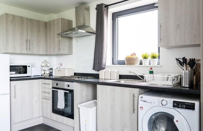 Livestay - One Bed Apt, Free Parking, Sleeps 4 - Foto 16