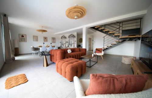 La Bulle Dorée Luxury private Jacuzzi House 4 BR Tourist Center - Foto 13