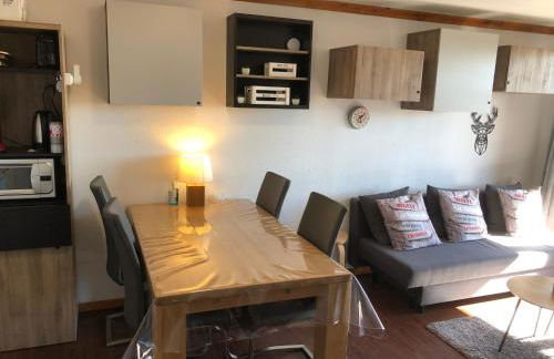 Lama-Gîte-des-Puys T3 Lamadalet, vue sud, terrasse, parking privé - Photo 9