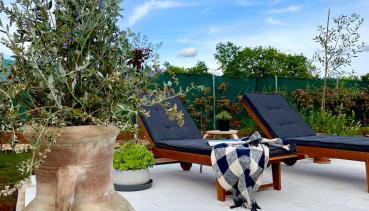Boutique house Istria with pool and fireplace - Foto 3, Garden, sunbed, Garden view