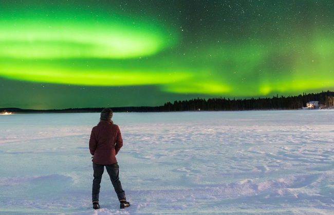 Northern Lights Snowmobile Ride - Photo 1
