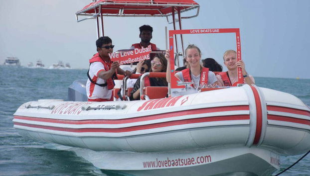 Cruising around the Dubai Marina