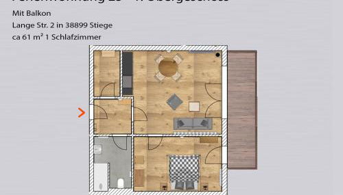 Auszeit-im-Harz Haus 5 Wohnung 25 - Foto 5