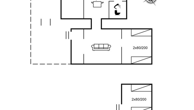 "Esaias" - 1.1km from the sea - Foto 2, Floorplan