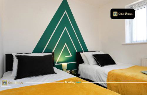 Quick Deals l 5 Bedroom l Sleeps 10 l Parking l Ideal for Groups l Oak Stays Short Lets & Serviced Accommodations - Foto 3