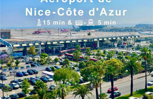 LE CARRAS - Proche de aéroport , Plage à pied - Promenade des anglais - Foto 14