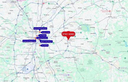 Atlanta Private Pool 5BR, Sleeps 14 - Foto 48