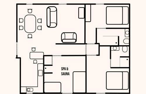 Scorfel Lodge, Iconic, Spa, sauna & terrasse - Foto 20
