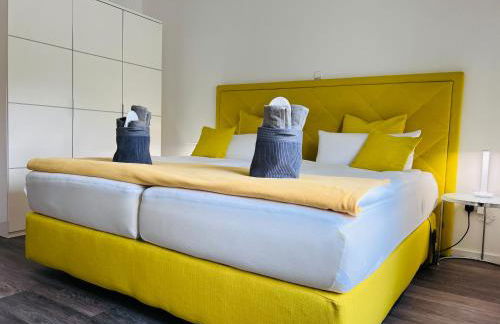 HARMONY "1" stylishes 4-Zimmer Apartment EG Terrasse Garten Parkplatz - Foto 3