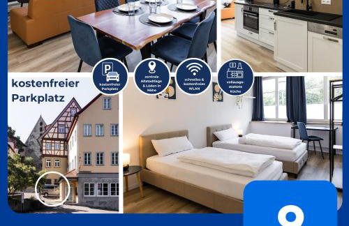 3 BR Altstadtwohnung mit Parkplatz, tolle Lage in Schwäbisch Hall, bis 8 Personen - Foto 24
