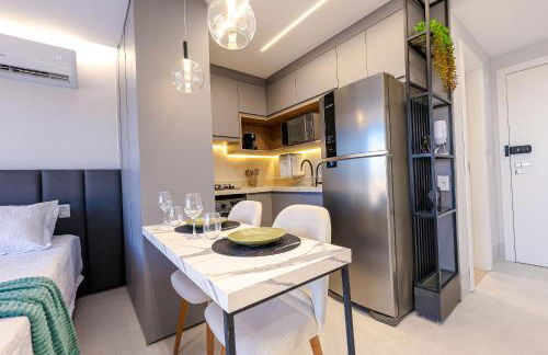 Estúdio Moderno no City House - Área de lazer com vista 360º e Piscina - Foto 79