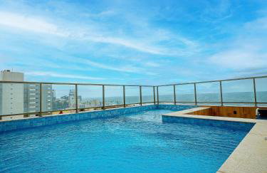 Studio Lindo e Finamente Decorado com Vista Mar - Foto 17