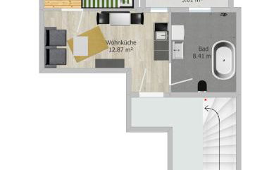 großes offenes Loft oder kleine gemütliche Wohnung mit oder ohne Balkon - Photo 3