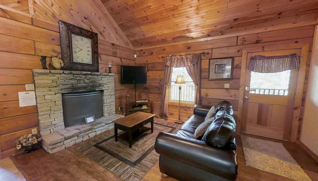 Always Misbehavin 1 Bedroom Cabin by RedAwning - Foto 5, Sala de estar