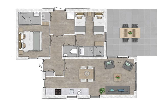 Bungalow at Nieuwvliet Bad Beach Resort - Photo 6