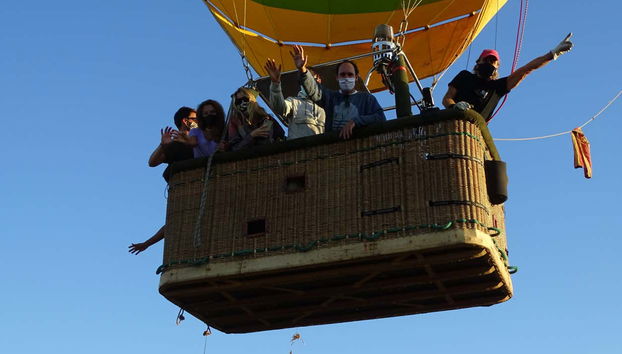 Sorvolando la Catalogna in mongolfiera