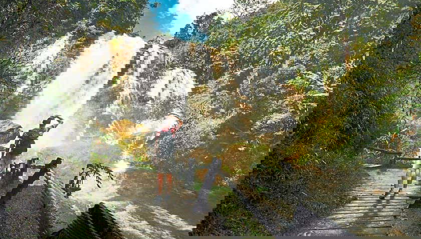 Admiraremos belas cachoeiras