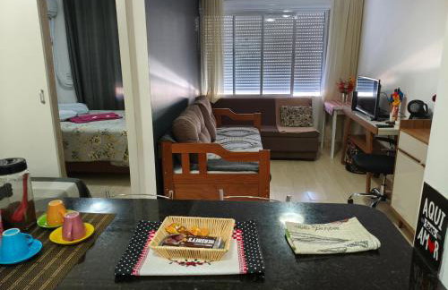 Consulado EUA Apto 1 dorm na frente do Consulado Americano com garagem Porto Alegre - Foto 13