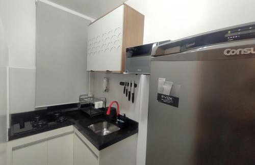 Studio Completo com Ar Condicionado, Smart TV e Garagem em Nazaré, Salvador-BA - Foto 8