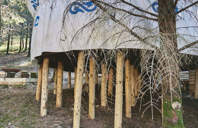 Mushroom Yurt set in 4 Acres of Woodland and Lakes - Foto 32