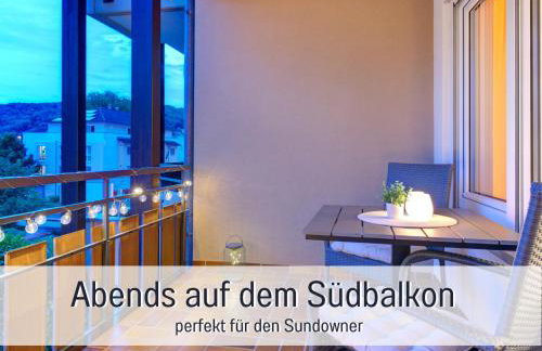 Stadtdomizil Ziegelfeld - Ruhig & Zentral, 65" TV, Südbalkon, vollausgestattete Küche, Altstadt fußläufig, Bahnhof 5-10 Min, Tiefgarage im Haus - Foto 16