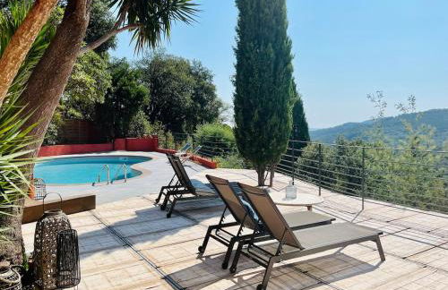 VillaM with heated pool, panoramic view, sea - Foto 18