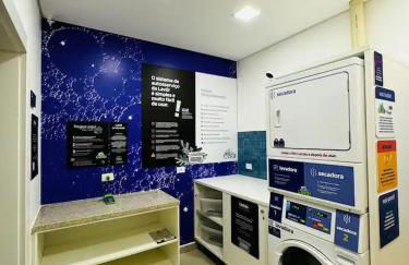 Gleba com ar-condicionado na sala e quarto, sacada e piscina - Foto 16